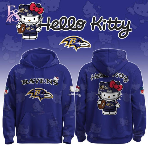 Baltimore Ravens Hello Kitty 2026 Hoodie