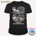 Baltimore Ravens Jacoby Jones 12 Player Signature Graphics T Shirt