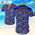 Baltimore Ravens Logo Repeat Pattern Hawaiian Shirt