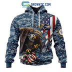 Baltimore Ravens NFL Honor US Navy Veterans All Gave Some Some Gave All Personalized Hoodie T Shirt