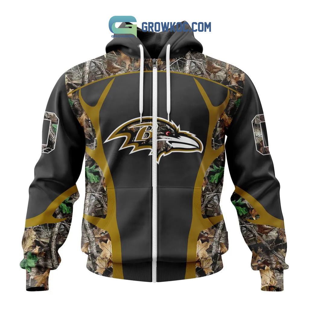 Baltimore Ravens NFL Special Camo Hunting Personalized Hoodie T Shirt