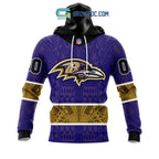 Baltimore Ravens NFL Special Native With Samoa Culture Hoodie T Shirt