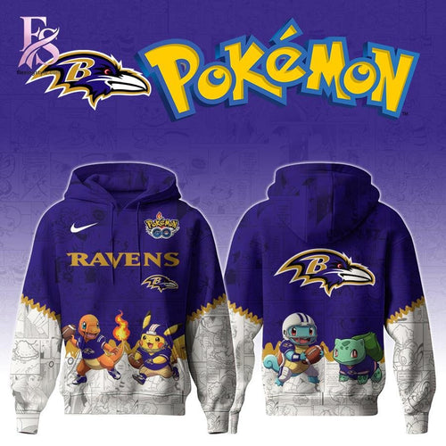 Baltimore Ravens Pokemon Hoodie