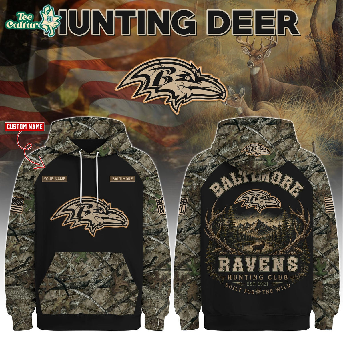 Baltimore Ravens Special Hunting Season 2026 Limited Edition Hoodie