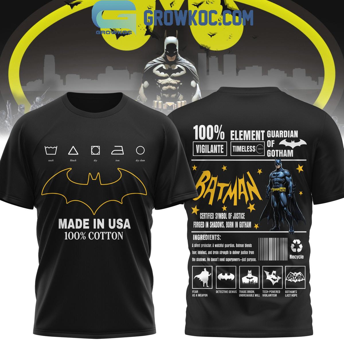 Batman Element Guardian Of Gotham Hoodie T Shirt
