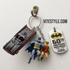 Batman The Dark Knight 60th Anniversary 1966-2026 Keychain