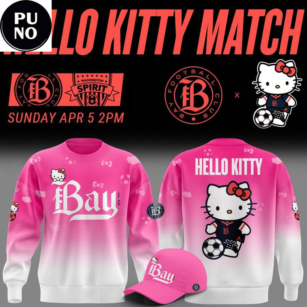 Bay Football Club x Hello Kitty Night 2026 For Fan Hoodie Shirt