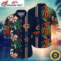 Chicago Bears Botanical Blitz Hawaiian Shirt