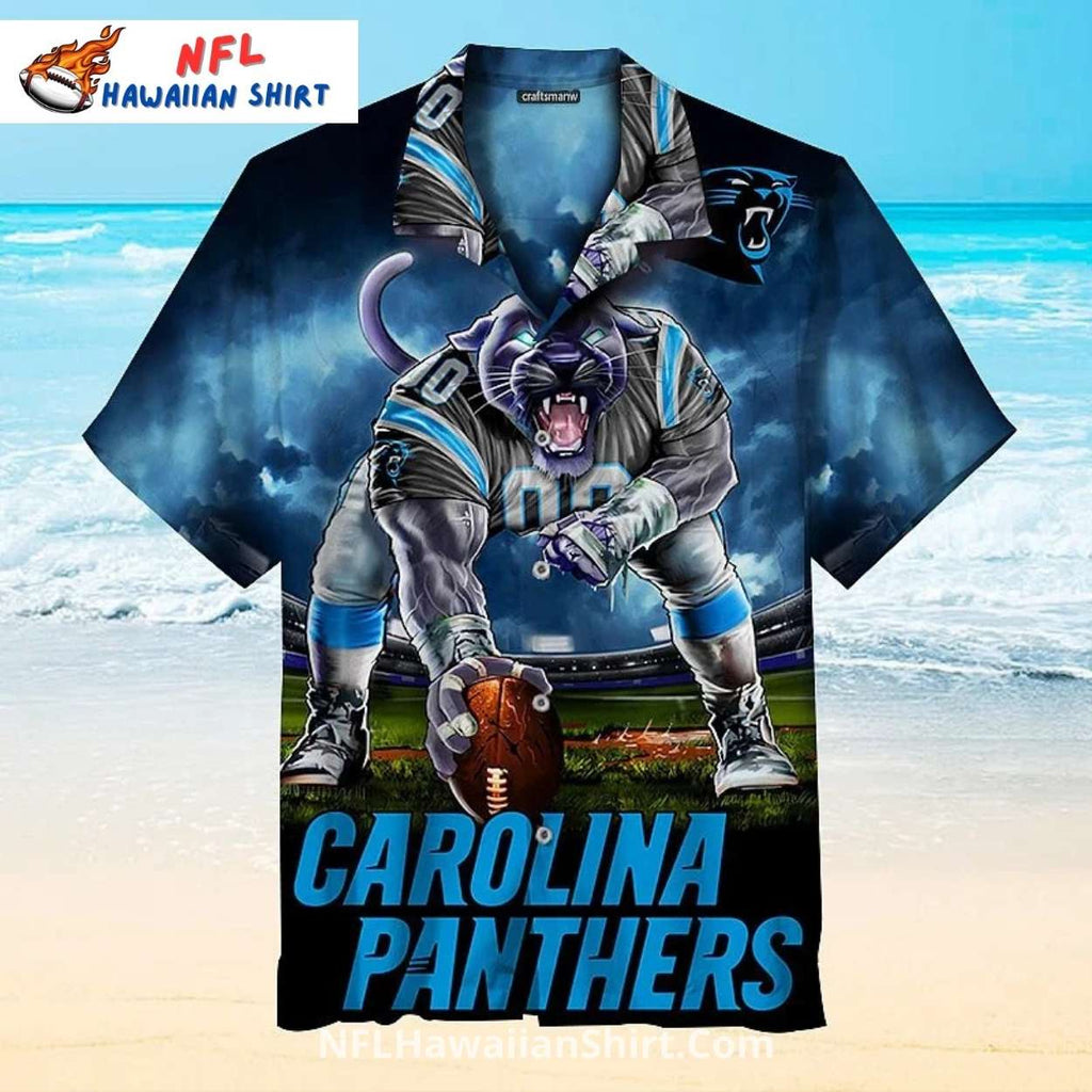 Beast Mode Panthers Football Hawaiian Shirt