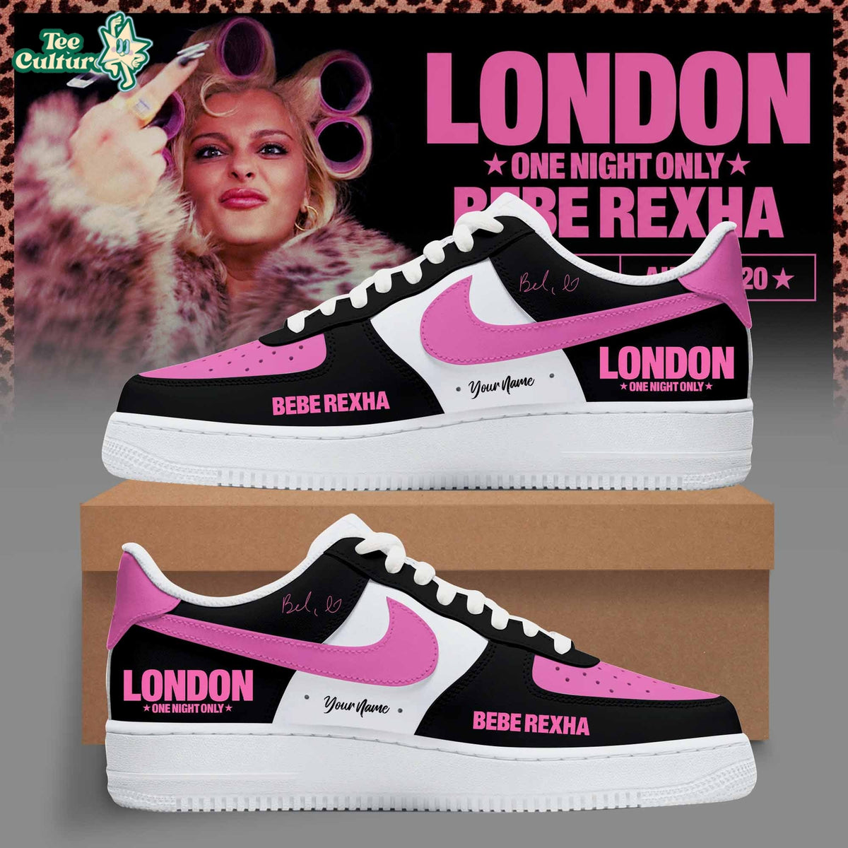 Bebe Rexha – Limited London AF1 2026 – Black