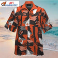 Bengals Hawaiian Shirt With Bold Geometric Pattern