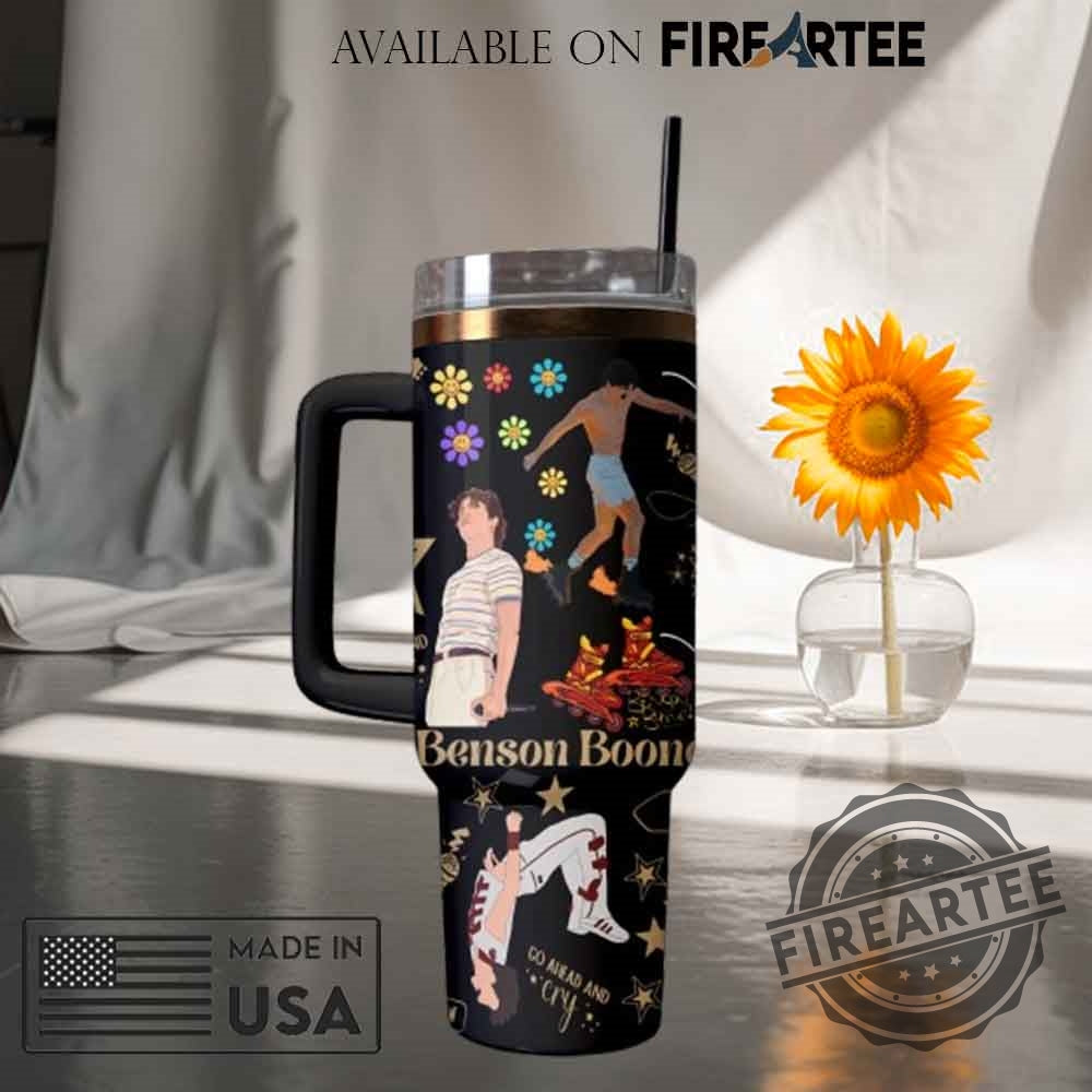 Benson Boone Custom Stanley Tumbler with Handle – Personalized Song Lyrics Mug