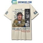Benson Boone Go Ahead And Cry Personalized Hoodie T-Shirt