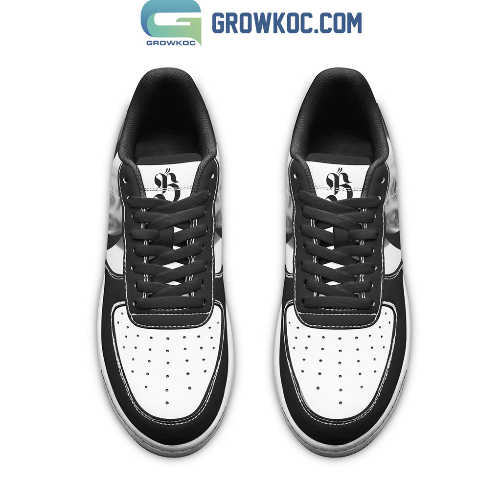 Beyonce Black And White Cowboy Carter Air Force 1 Shoes