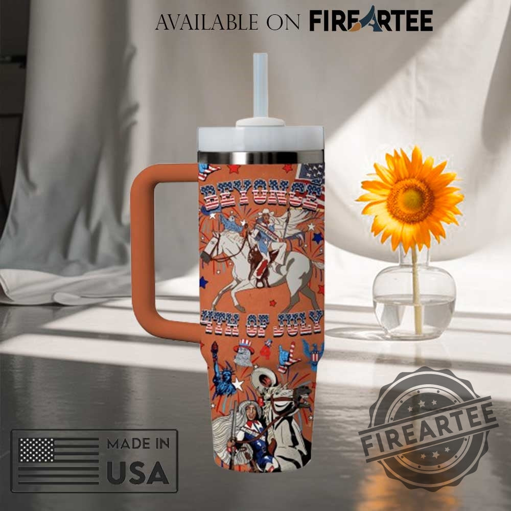 Beyoncé Renaissance Tour Cowboy Carter 4Th Of July Tumbler Queen Bey Fan Gift
