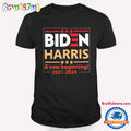 Biden Harris 2021-2024 A New Beginning T Shirt