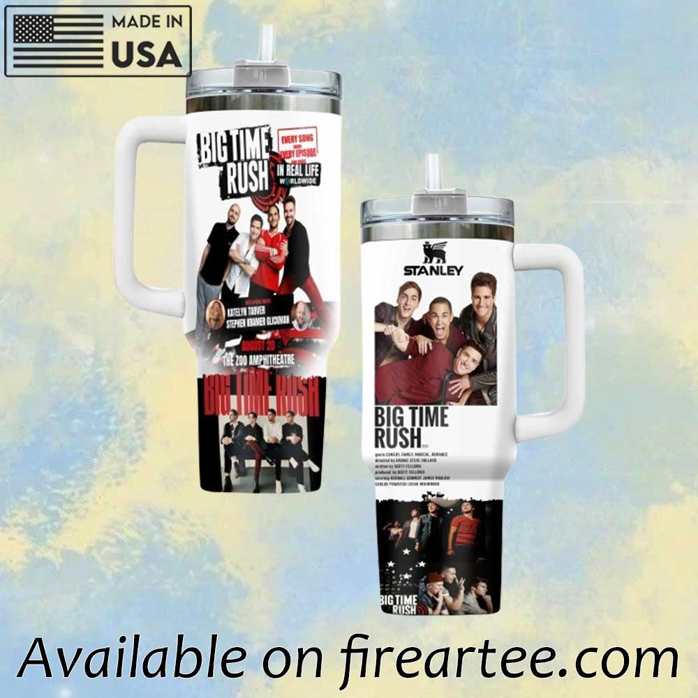 Big Time Rush Stanley Tumbler 40Oz Concert Merch Gift