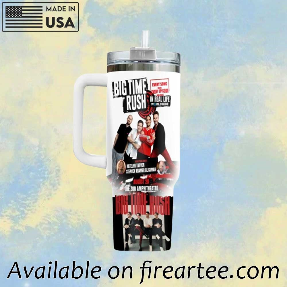 Big Time Rush Stanley Tumbler 40Oz Concert Merch Gift