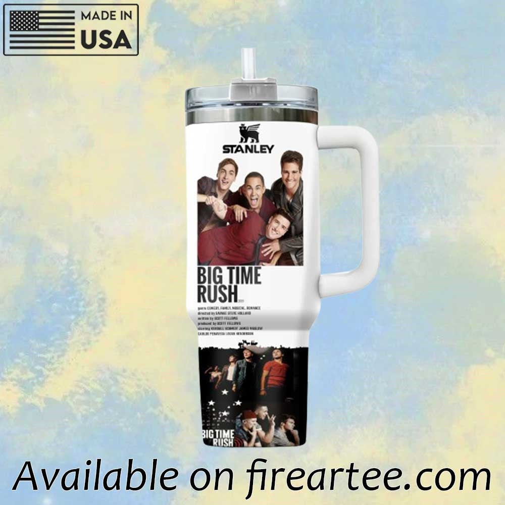 Big Time Rush Stanley Tumbler 40Oz Concert Merch Gift