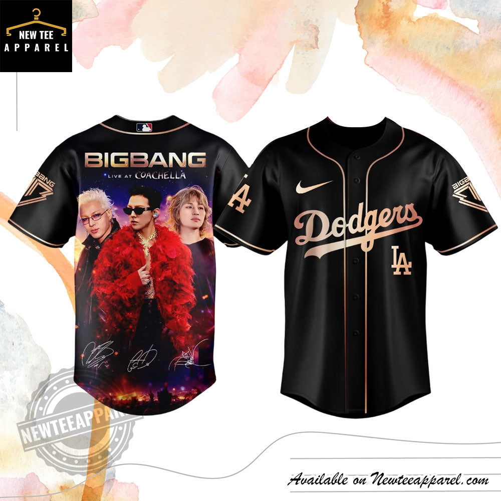 Bigbang Coachella 2026 Live Performance Baseball Jersey