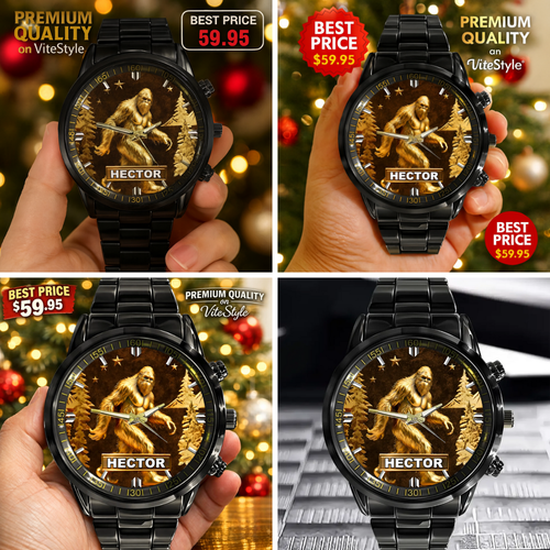Bigfoot Sasquatch Personalized Watch