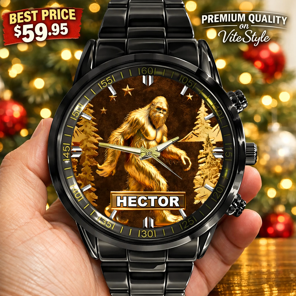 Bigfoot Sasquatch Personalized Watch