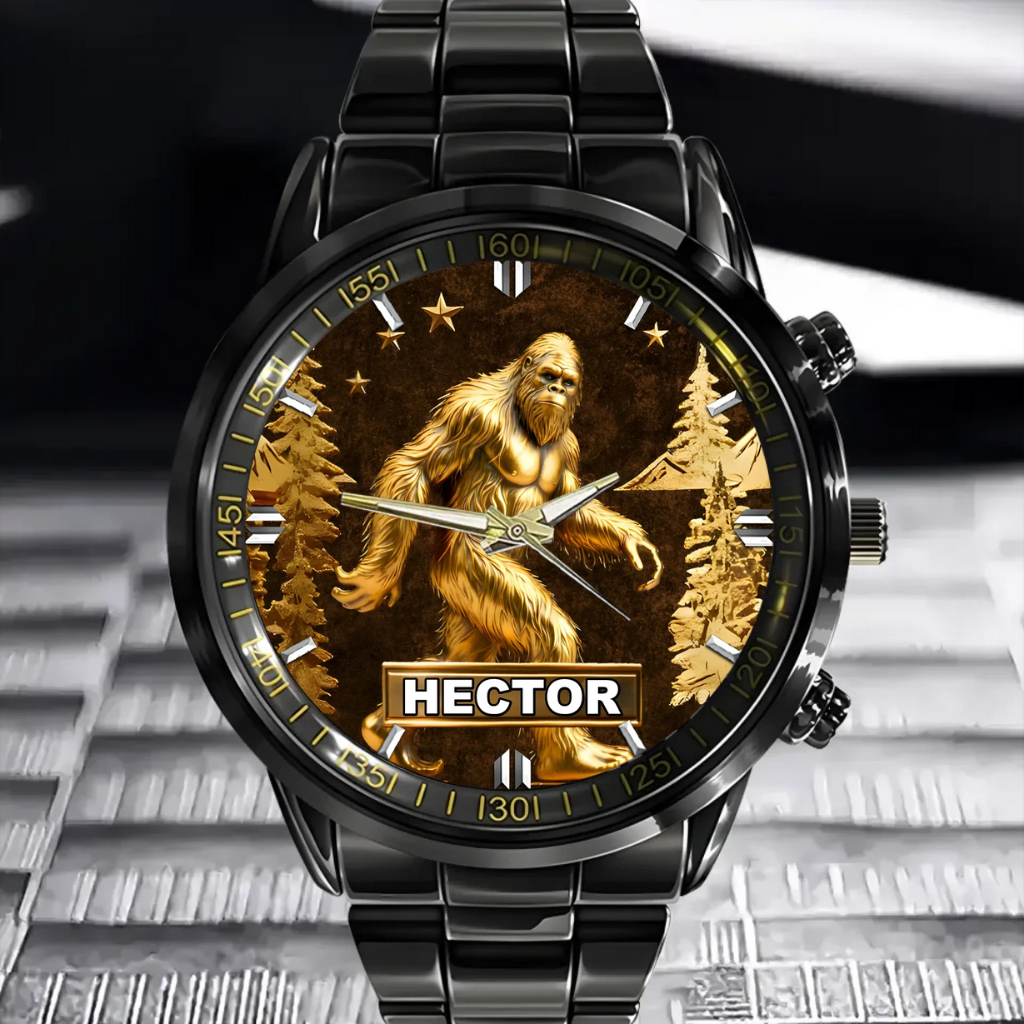 Bigfoot Sasquatch Personalized Watch