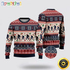 Bigfoot Ugly Christmas Sweater