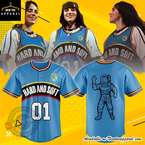 Billie Eilish Hit Me Hard And Soft Baseball Jersey