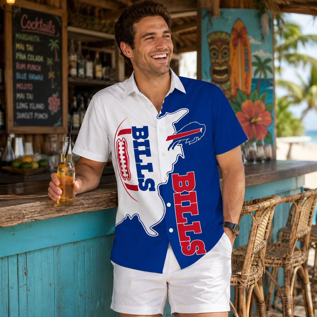 Bills Aloha Shirt – Customizable Team Name and Graphics