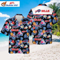 Bills Aloha Shirt – Floral Pineapple Theme with Team Logo
