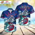 Bills Aloha Shirt – Grateful Dead Skeleton with Surfboard Design