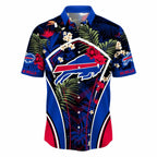 Bills Aloha Shirt – Tropical Floral with Customizable Features