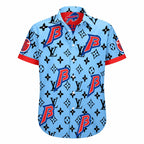 Bills Hawaiian Shirt – Luxury B Logo Design with Monogram Pattern