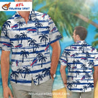 Bills Hawaiian Shirt – Tropical Palm Tree And Logo Design