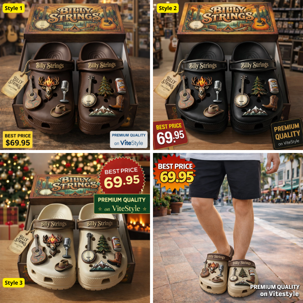 Billy Strings Crocs with Charms