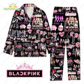 Black Pink In Your Area Jennie Jisoo Lisa Rose Pajamas Set