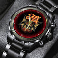Black Sabbath Ozzy Osbourne Black Stainless Steel Watch - ANHNV 4179
