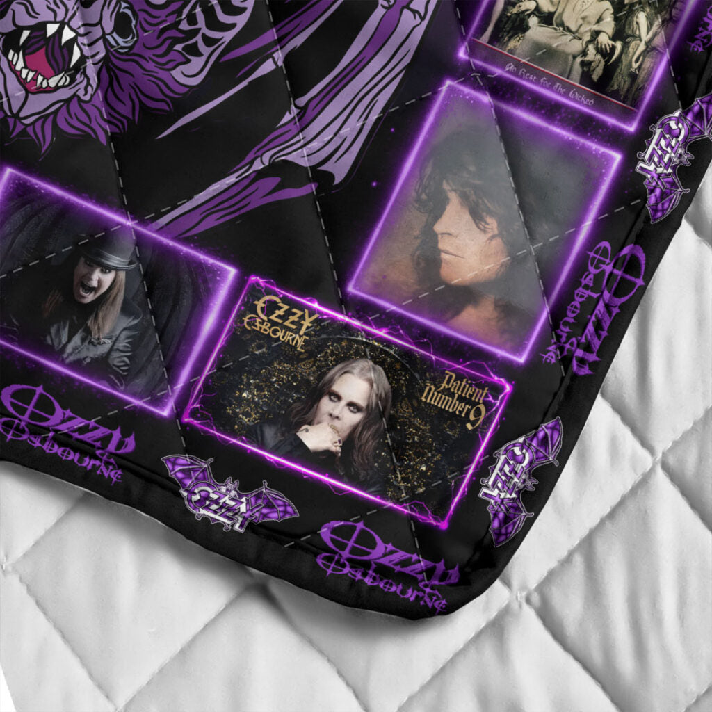Black Sabbath x Ozzy Osbourne Quilt Blanket – HOATT12404