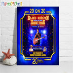 Blake Shelton 2024 Back To The Honky Tonk Tour Poster Canvas