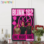 Blink 182 One More Time Summer Tour 2024 Wall Art Poster Canvas