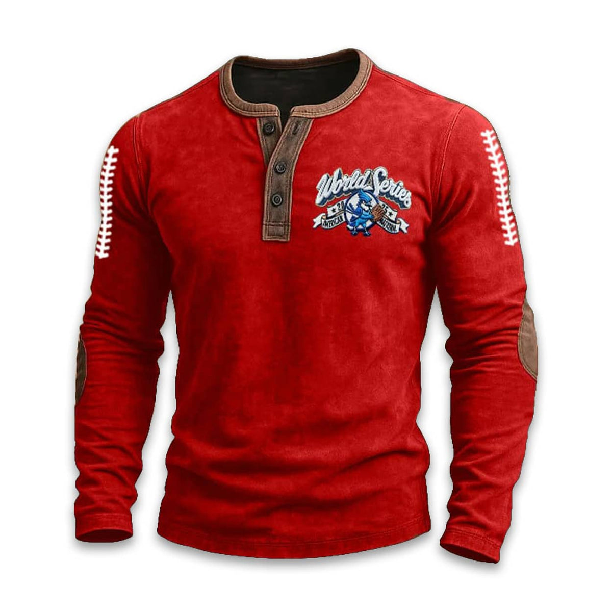 Blue Jays World Series 2025 Print Henley T-Shirt