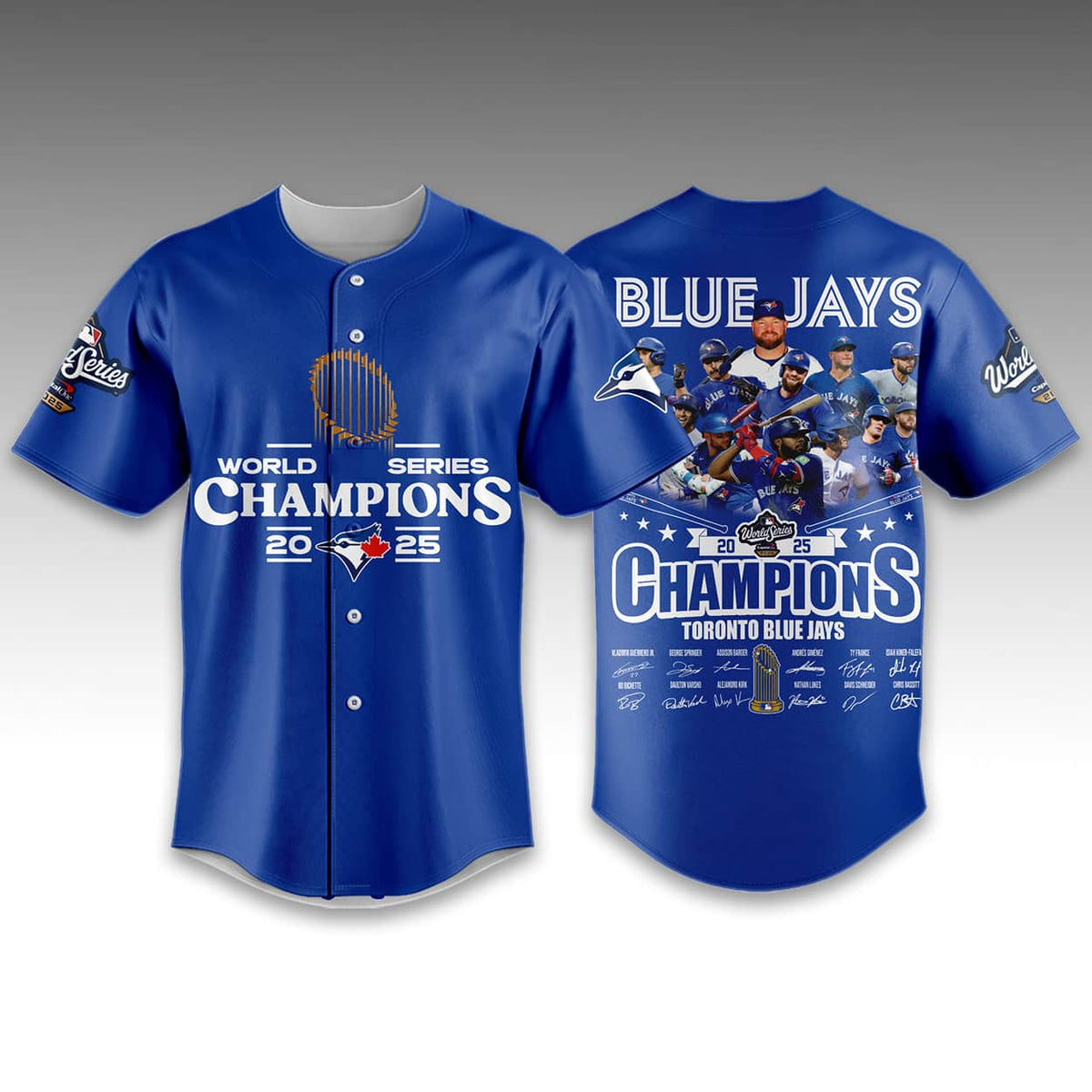 Blue Jays World Series Champions 2025 Baseball Jersey