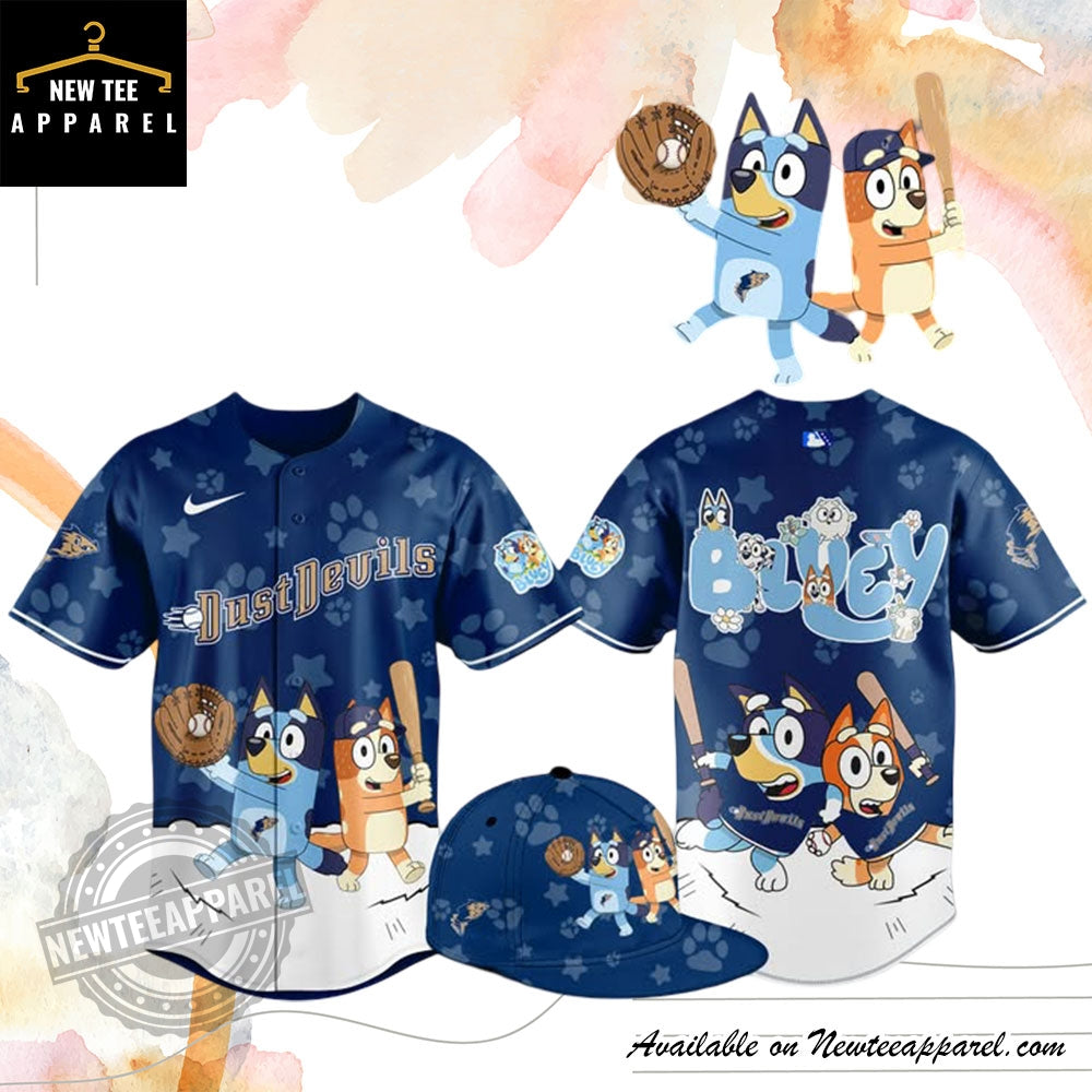 Bluey And Bingo Just Devils Custom Baseball Jersey
