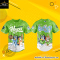 Bluey X Hillsboro Hops Baseball Jersey