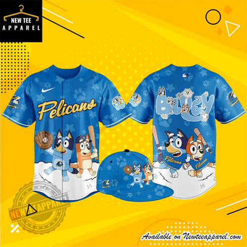 Bluey X Myrtle Beach Pelicans 2026 Baseball Jersey