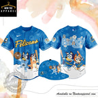 Bluey X Myrtle Beach Pelicans 2026 Baseball Jersey