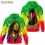 Bob Marley Let’s Get Together And Feel All Right Hoodie Shirt