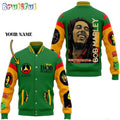 Bob Marley One Love One Heart Baseball Jacket