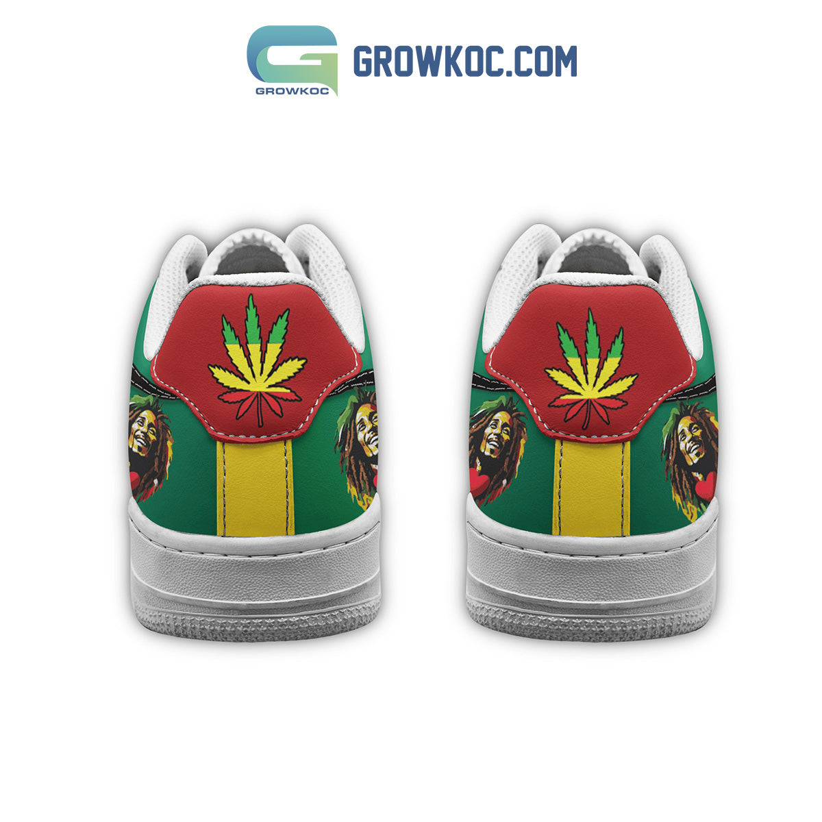 Bob Marley Peace Reggae Air Force 1 Shoes